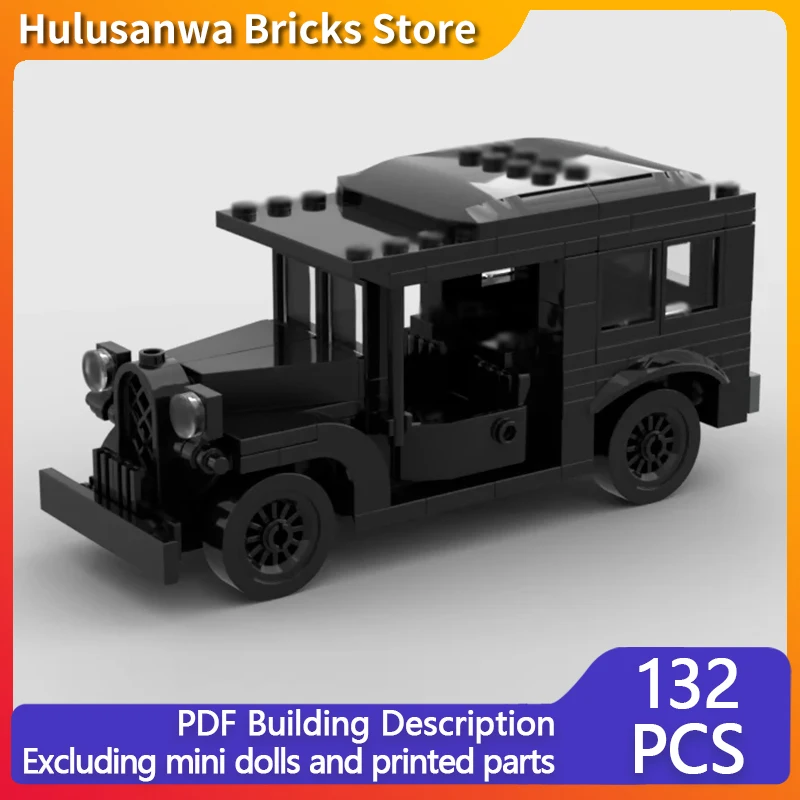 

Military Retro Car Model MOC Building Bricks War Equipment Modular Technology Gifts Holiday Assemble Children Toys Suit