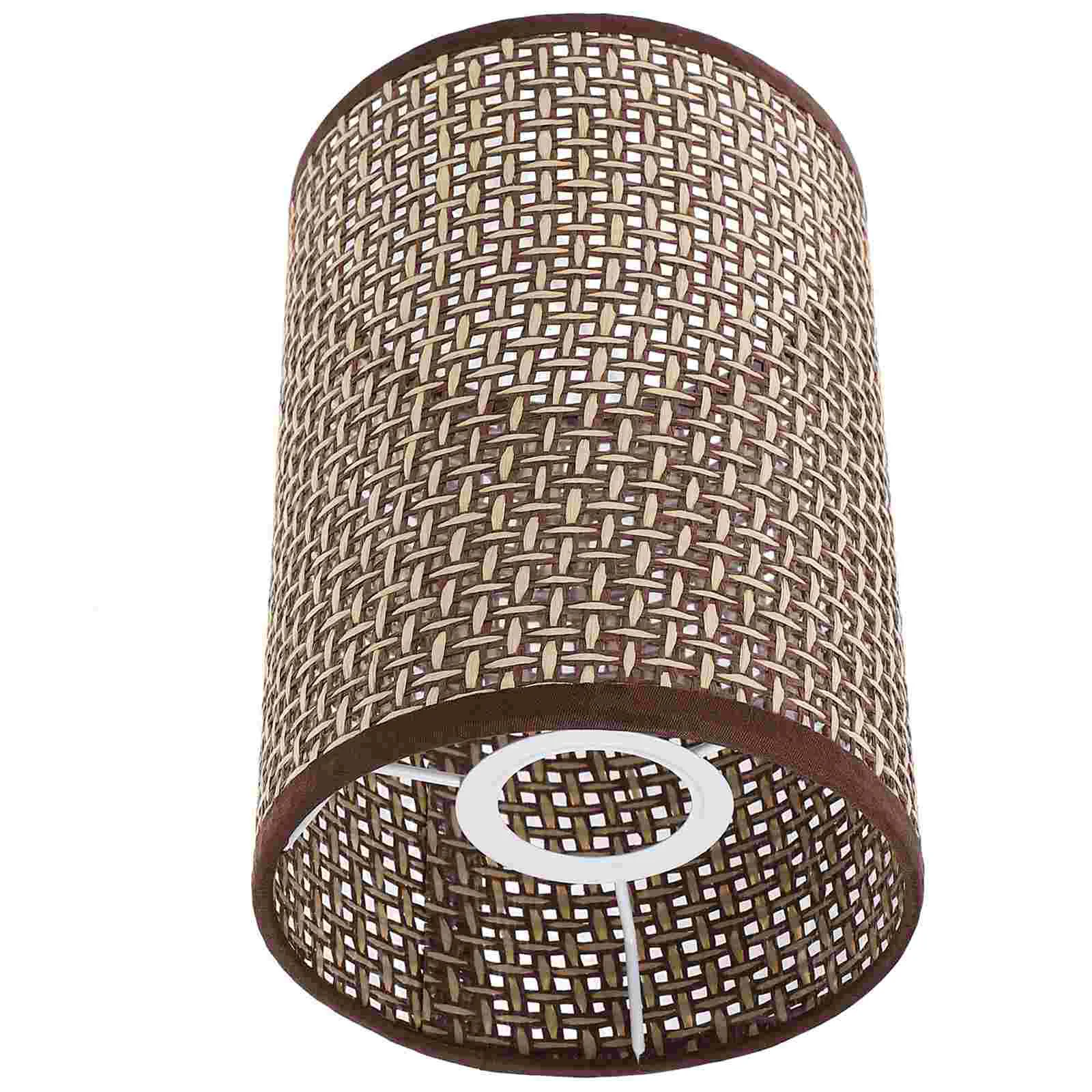 

Country Lamp Shade Rattan Rustic Lamp Shade E27/E14 Socket Table Lamp Shade Holder rattan lamp shade lamp shades for table lamps