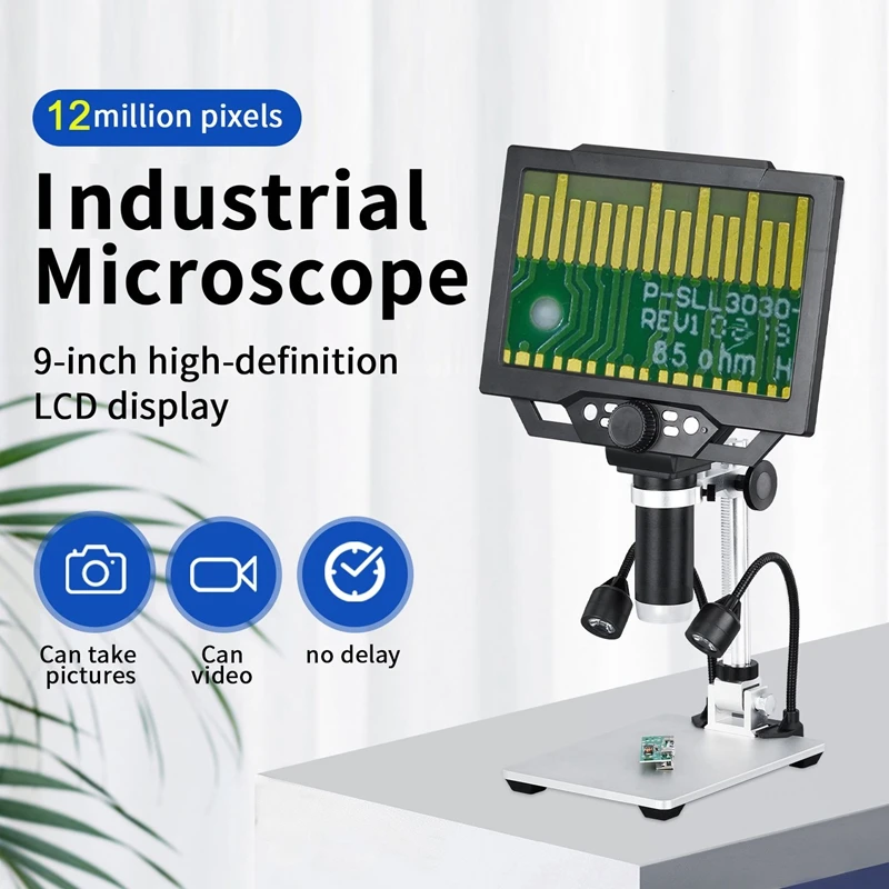 12MP HD Electronic Digital Microscope for Soldering 9