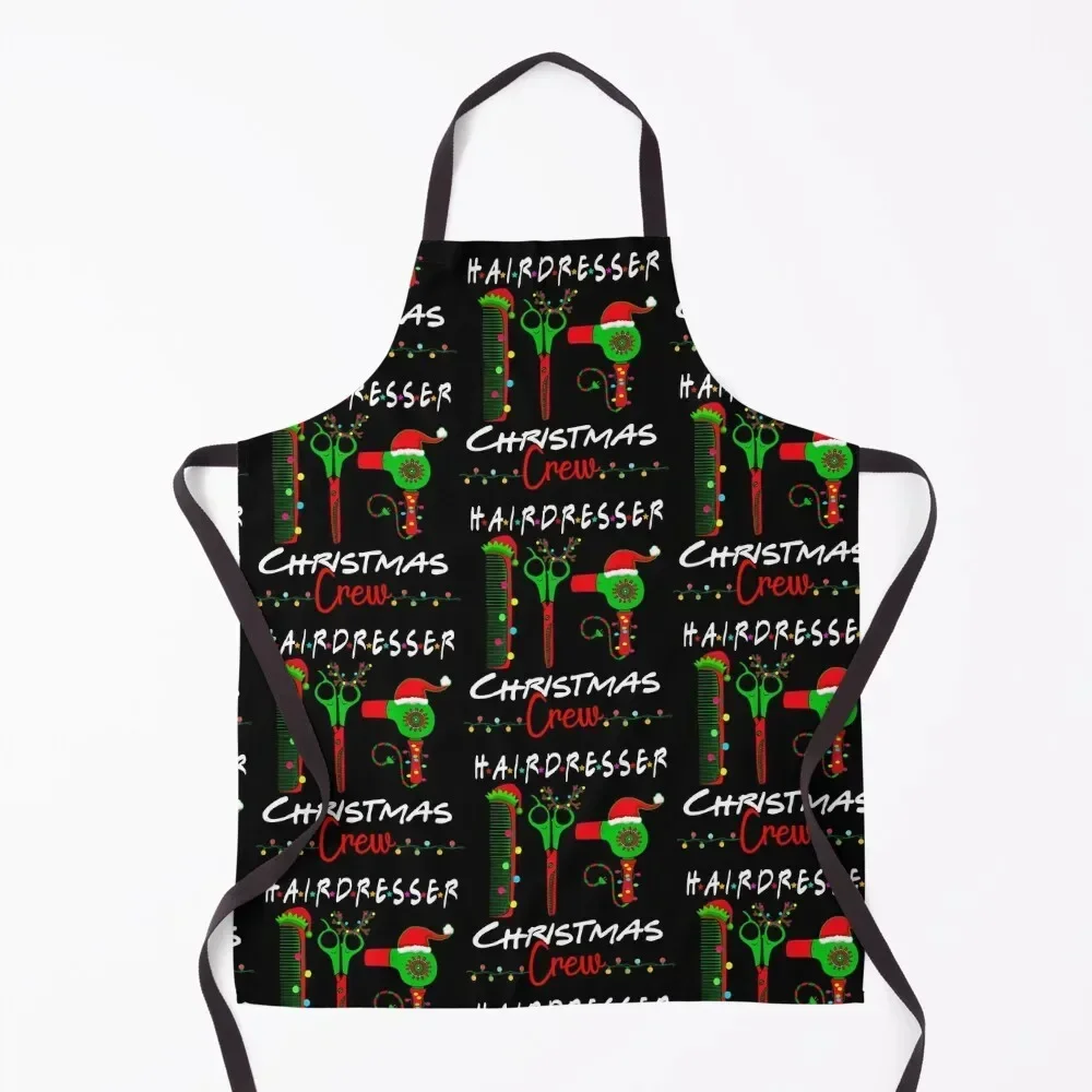 

Hairdresser Christmas Crew Matching Gifts Apron Kitchen accessories Ladies Kitchens Accessories Apron