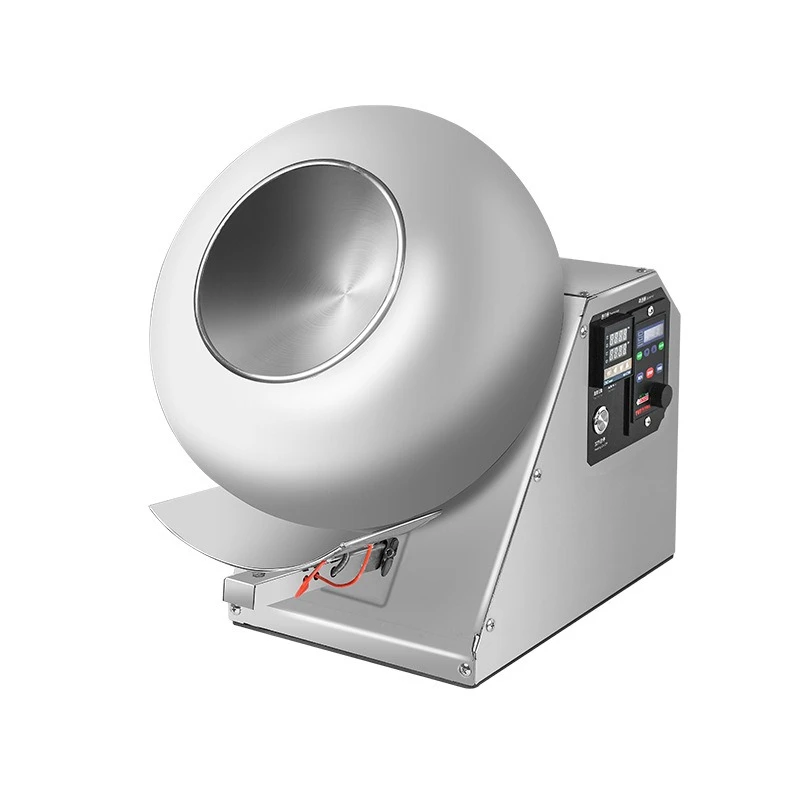 Desktop drying and polishing all-in-one machine, candy pills, chocolate, round coloring and coating equipment