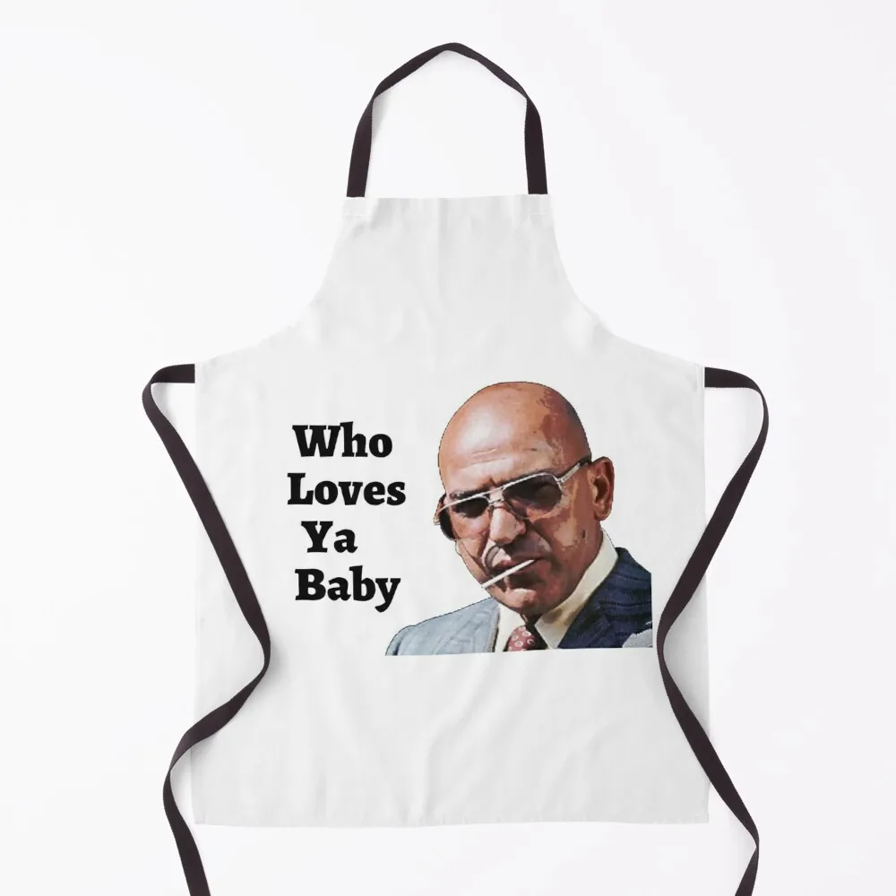 

Kojak - Who Loves Ya Baby Apron kitchen utensil Utensils For Kitchen Apron