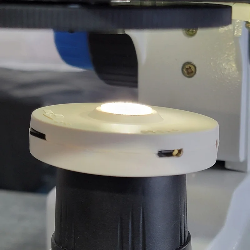 USB White LED Light Lighting Bottom Biological Microscope Lamp Source Adjustable 2pcs