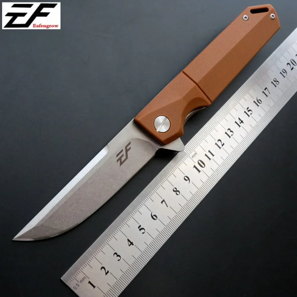 New Eafengrow Ef71 Pocket Knife D2 Steel Blade + G10 Handle   Survival Folding Knife Camping Fruit Knife Outdoor Edc Tool Knife