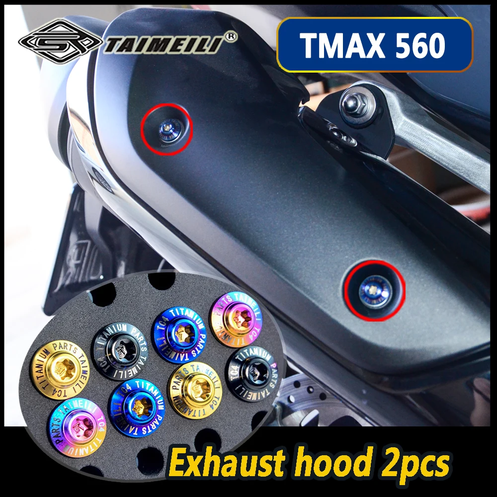 TAIMEILI titanium motorcycle alloy bolts are Adapt for TMAX560 corrosion lightweight modification N0.4
