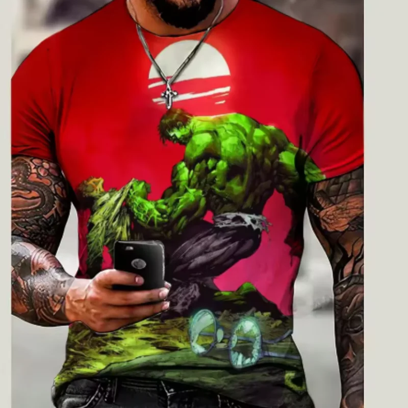 Marvel 3D Printed Men's Hulk T Fashion Casual Sweatshirt - Adult Street Style Fitness Jogging Comfortable Shirt