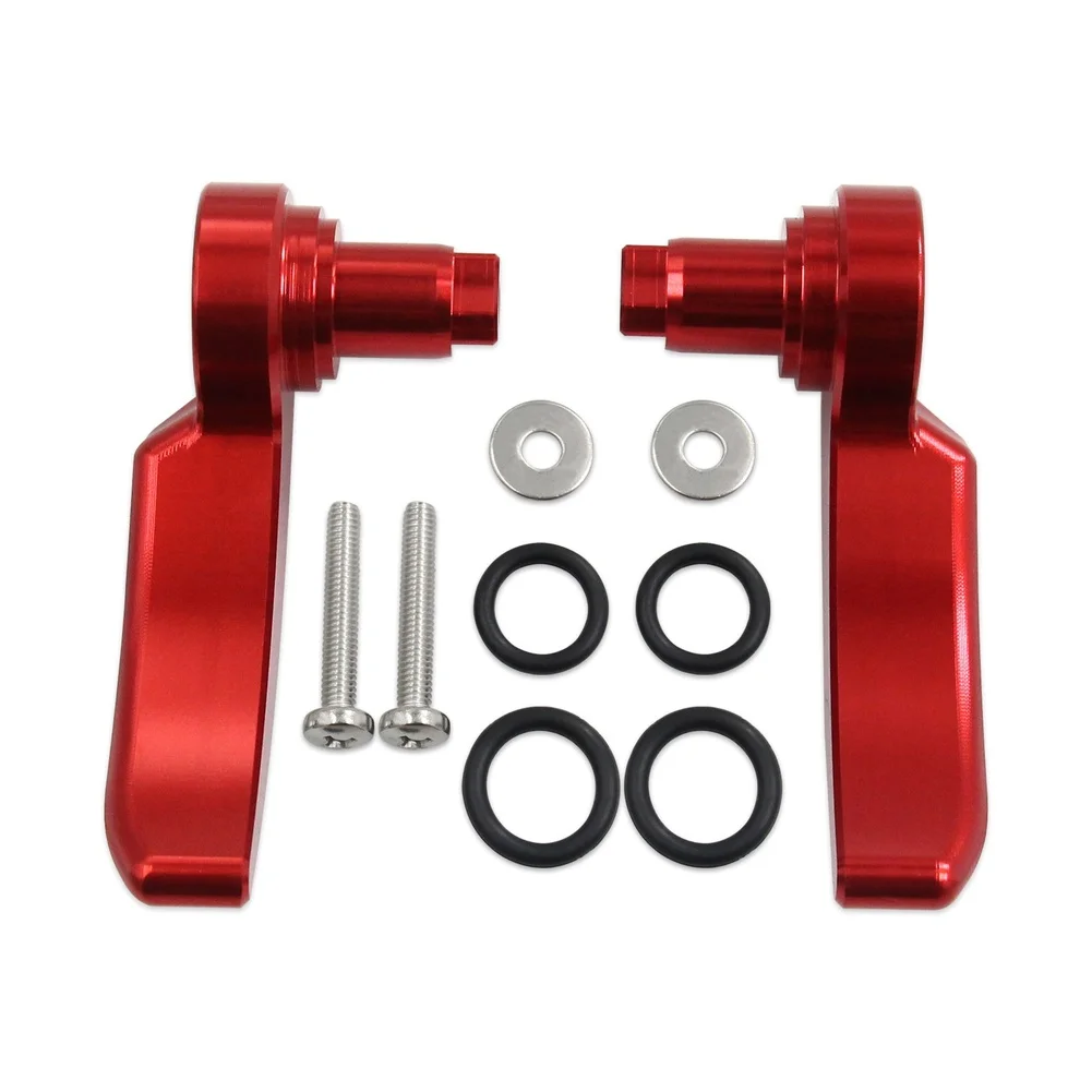 Saddlebag Latch Levers Kit for Touring Models Including For ROAD Glide for King For FLHR FLTRX Aluminum Alloy Material for