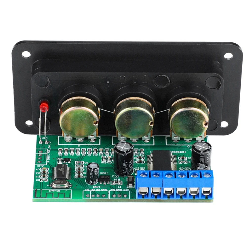 Bluetooth 5.0 Subwoofer Power Amplifier Board 30W 8 Ohm Speaker Sound Amplifier Mono Amplificador with Tweeter USB