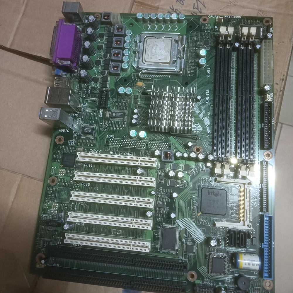 

Промышленная плата управления 865ATX Industrial Control Board 2 ISA 5 PCI AIMB-865 V1.0S1.3