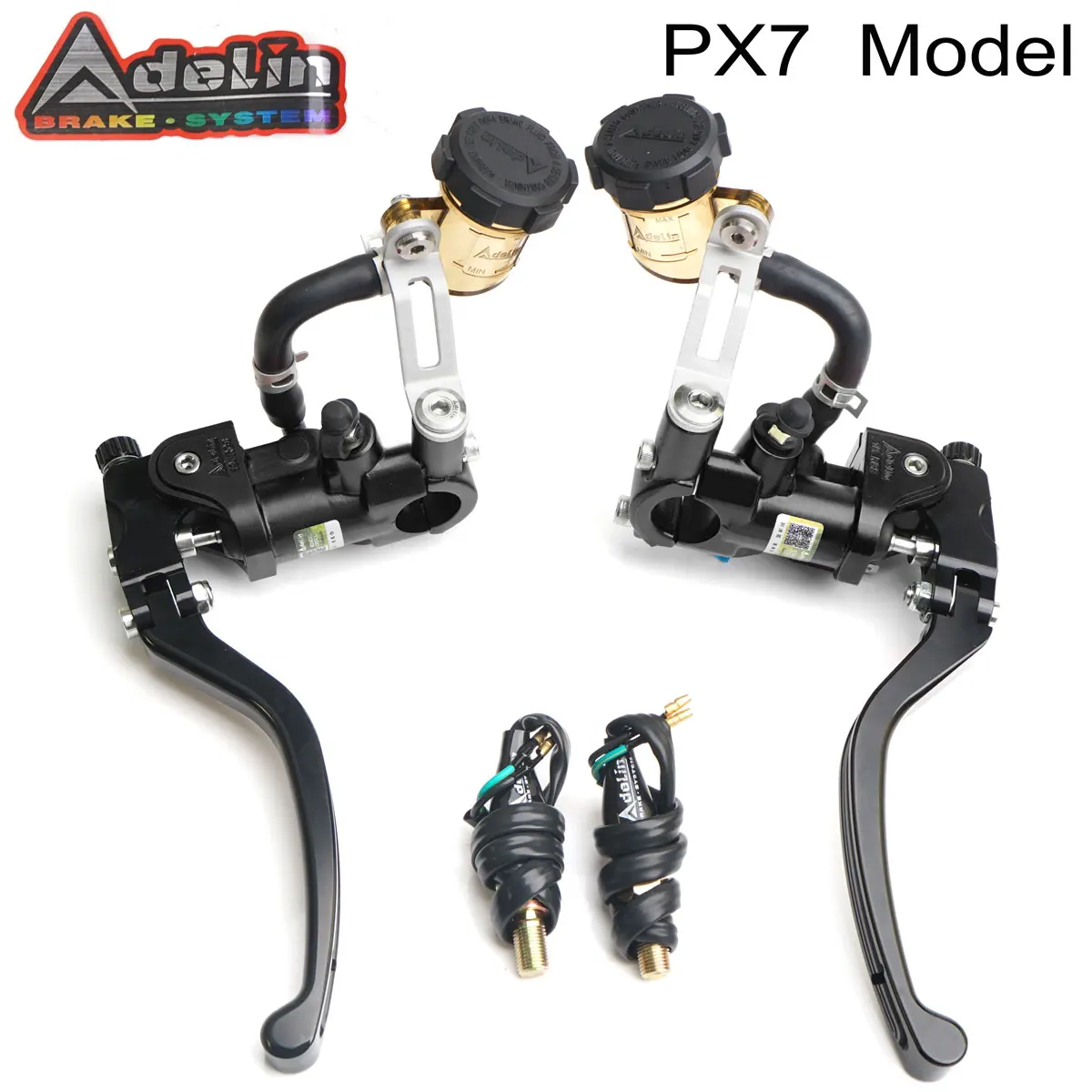 Adelin PX7 19RCS Motorcycle Hydraulic Brake Pump Clutch Radial Master cylinder Lever for Racing Bike Bmw Honda Yahama kawasaki