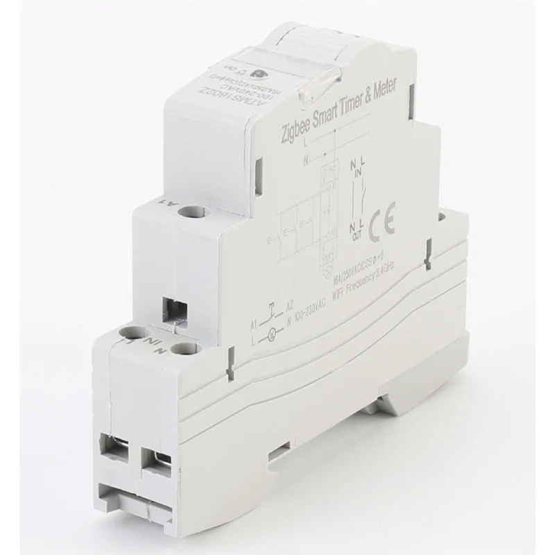-A25M Smart Life Zigbee 16A interruptor y temporizador Monitor de potencia medidor de energía Control remoto para Google Home Alexa automatización del hogar
