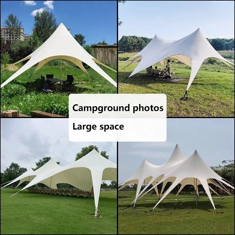 Encrypted Sky Cloud Top Tent Outdoor Business Travel Camp Dedicated Three-person Mountain Sky Tent Outdoor Large Wind Resistant