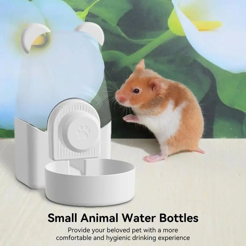 Water Dispenser 800ml Kennel Water Dispenser Small Pet Water Bottle Versatile Pet Cage Suspended Water Dispenser Small Animal