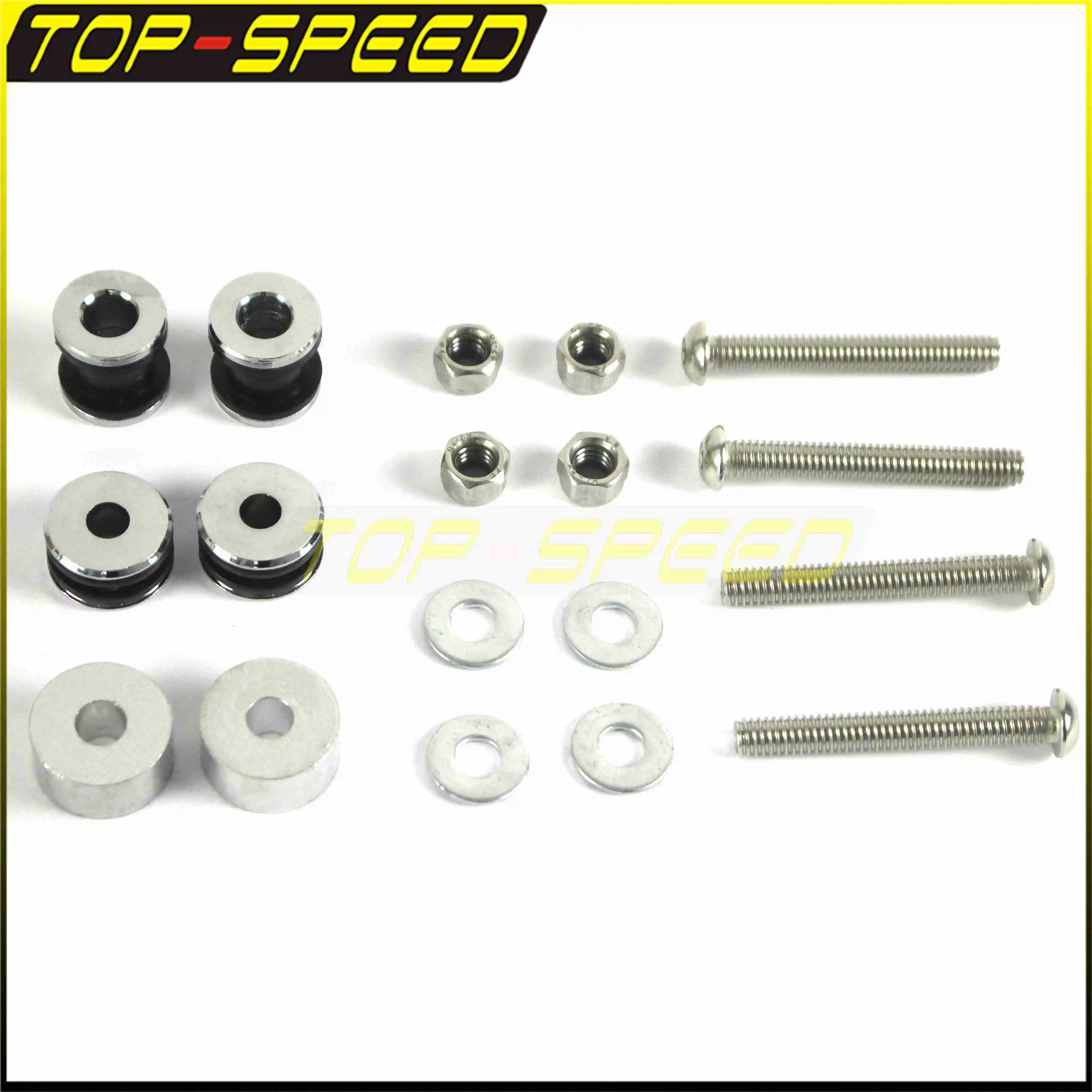 For Harley Softail FLST FXST 4-Point Sissy Bar Backrest Docking Hardware Kit Luggage Rack Mounting Bolt Install Screw Nut 84-99