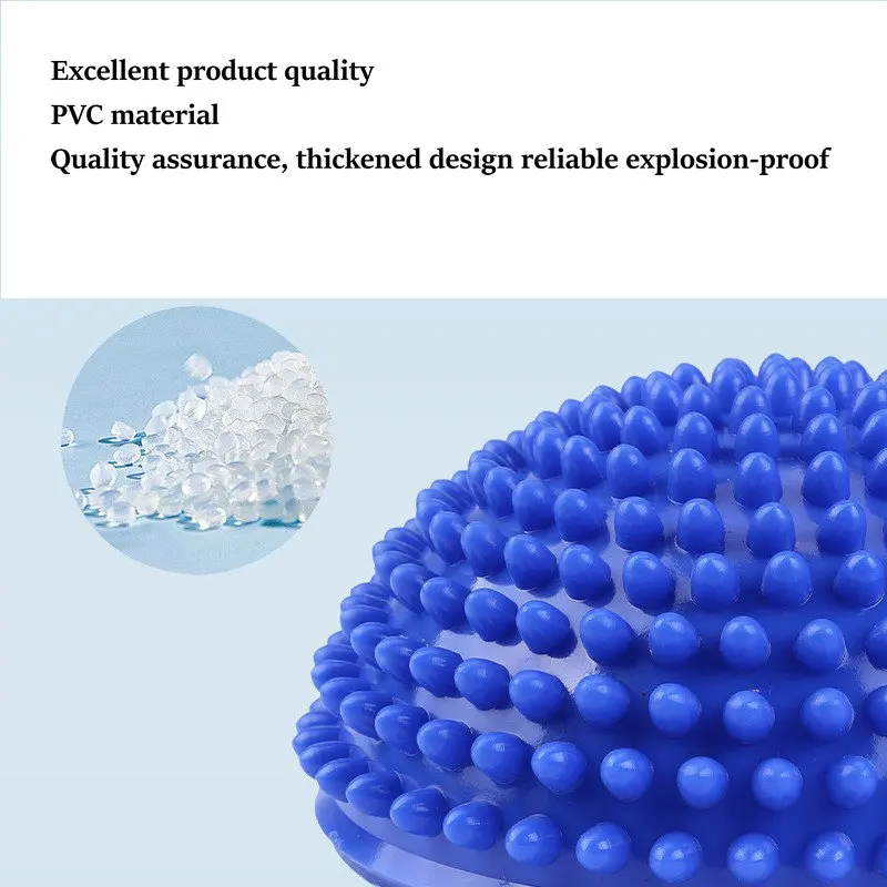 Training Equipment Semi-round Ball Massage Mat Balance Training Ball Touch Ball Durian Ball Massage Yoga Tool