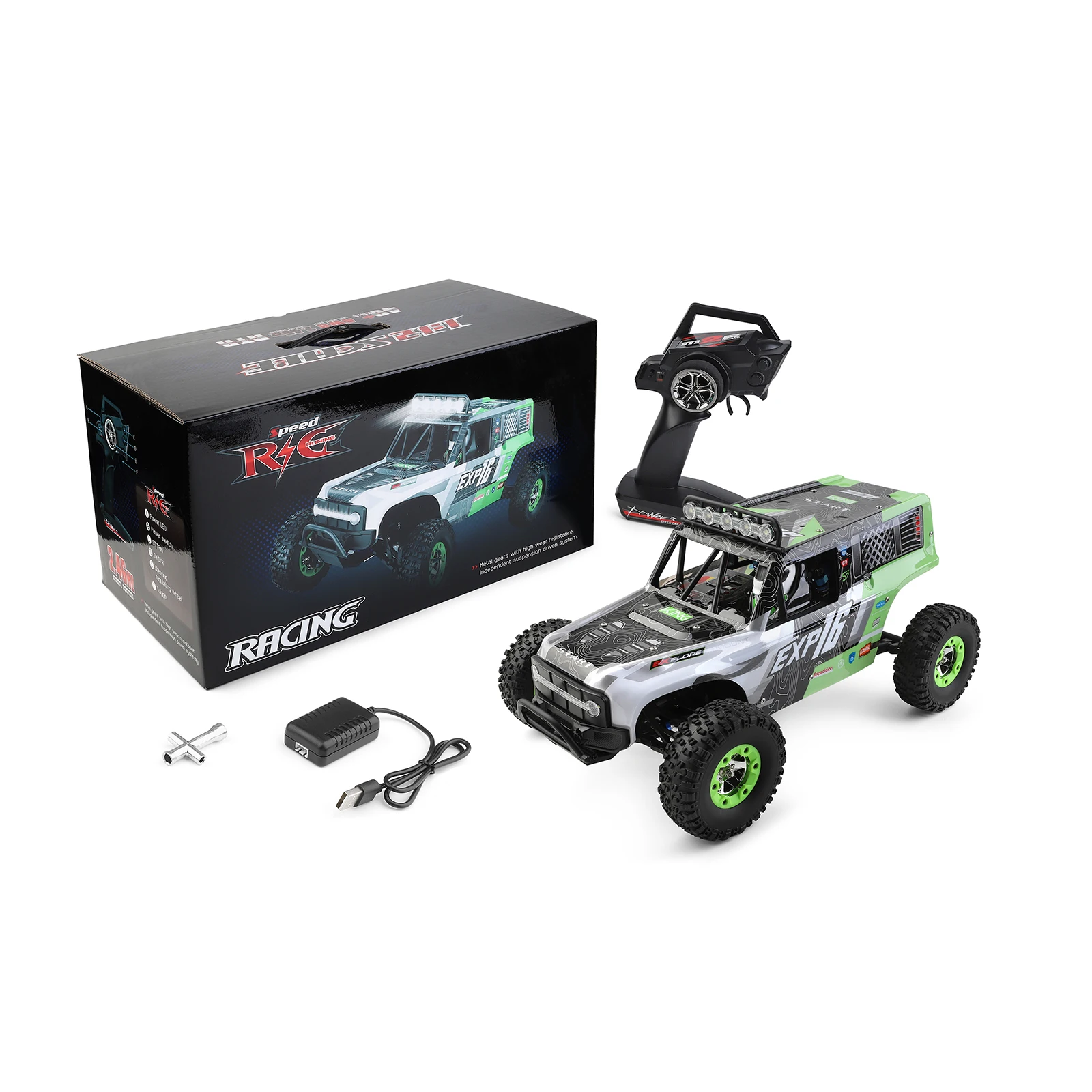 WLtoys 124006 2.4G 40kmh 4WD RC Car Electric High Speed Off-Road Remote Control Drift Toys for Children Racing