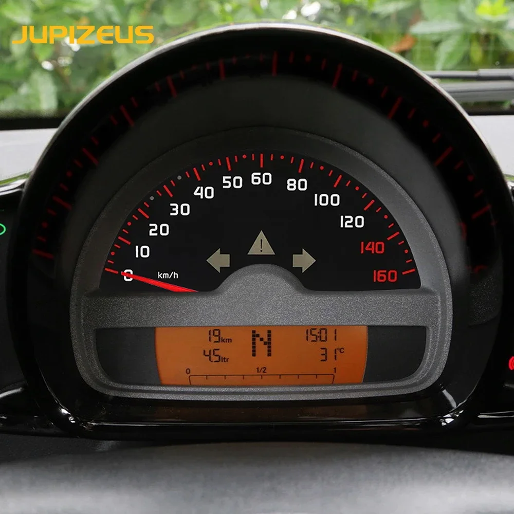 For Smart Fortwo 451 Gauge Face W451 2011-2015 3PCS Car Digital Dashboard Racing Speedometer Digitaltacho Dash Board Accessories