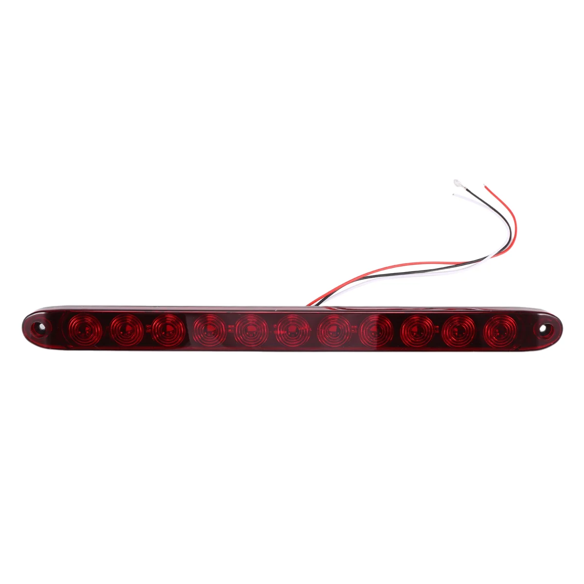 1Pcs Red 15 Inch 11 Led Light Bar Stop Turn Tail 3Rd Brake Light Truck Trailer Identification Id Bar Waterproof