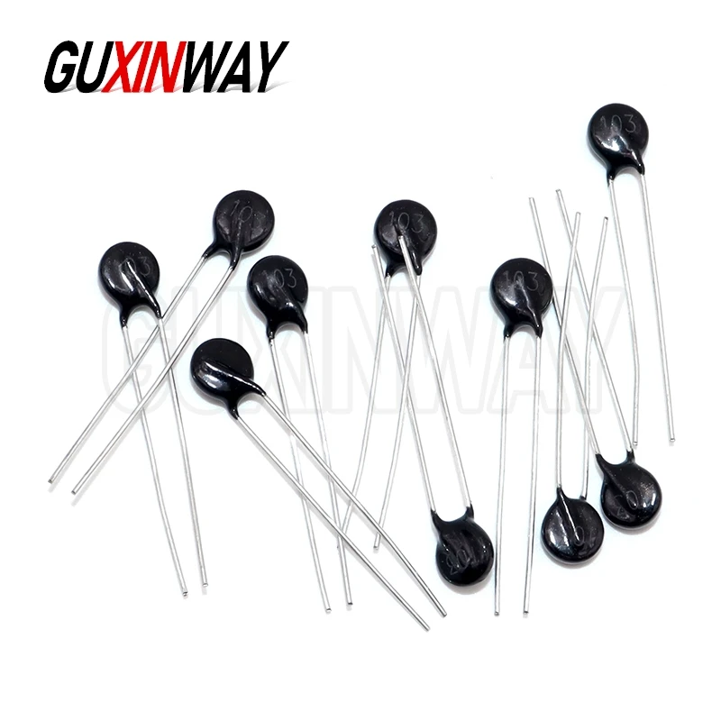 10 قطعة NTC الثرمستور MF11 103 5 مللي متر أسود مستدير الرأس المقاوم الحراري