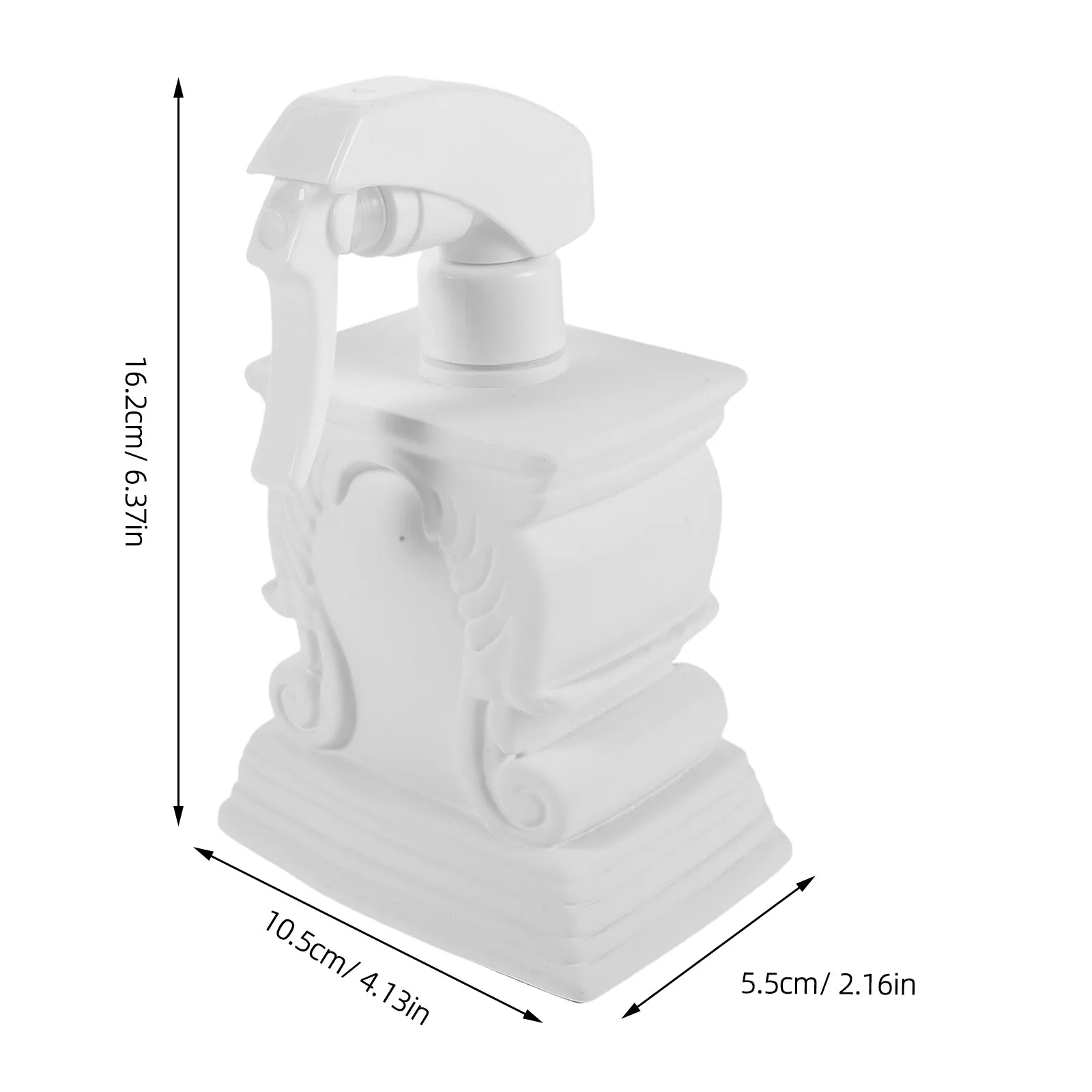 Plastic Household Spray Bottle Embossed Design 400Ml Cleaning Sprayer for Pet Homes Dilution Mark Mist Sprayer Multi Purpose