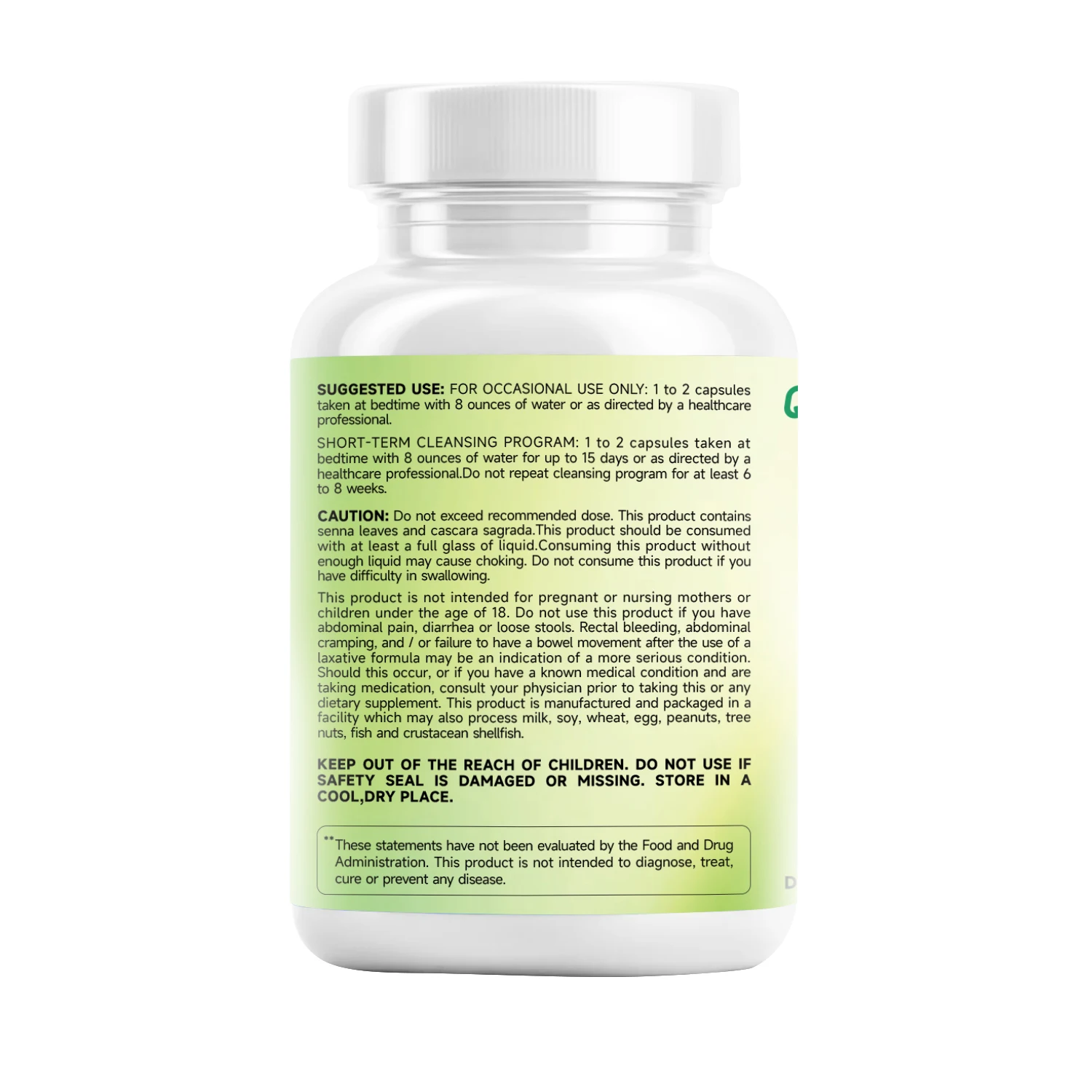 Quitmood 15 Day Cleanse | New Green Bottle | Gut and Colon Support For Men And Woman | Removes Waste | Healthcare Edible