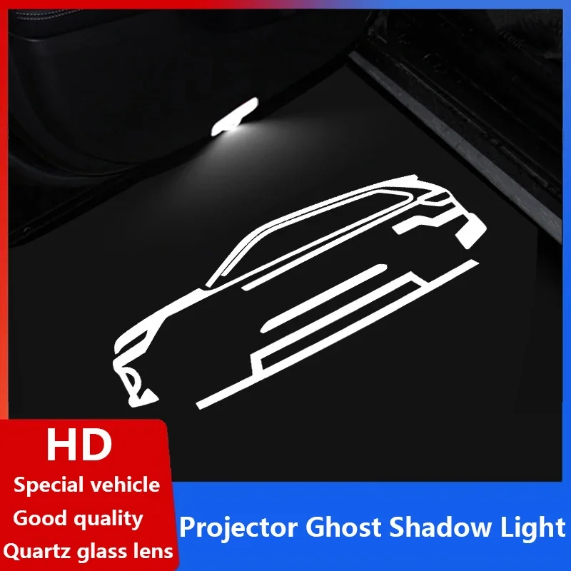 For TOYOTA HIGHLANDER (2007-2022) Car LED Door Welcome Warning Light Projector Ghost Shadow Floor Laser Emblem Model Logo Lamps