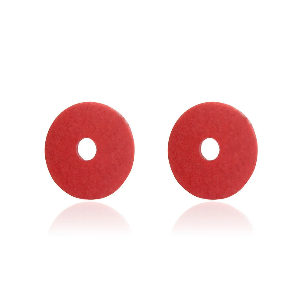 500pcs Insulation Washer Red Set Flat Pad For Transformers Electrical Appliances Electronics Use Insulated Gasket