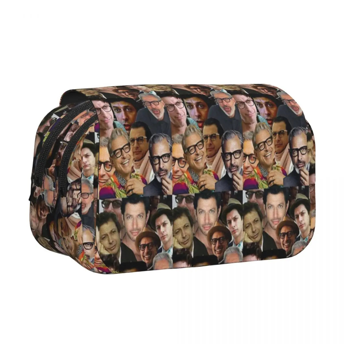 Jeff Goldblum Pencil Cases Pencil Pouch Hard Shell Leather Large Capacity Pen Box Pencil Bag for Boys Girls School