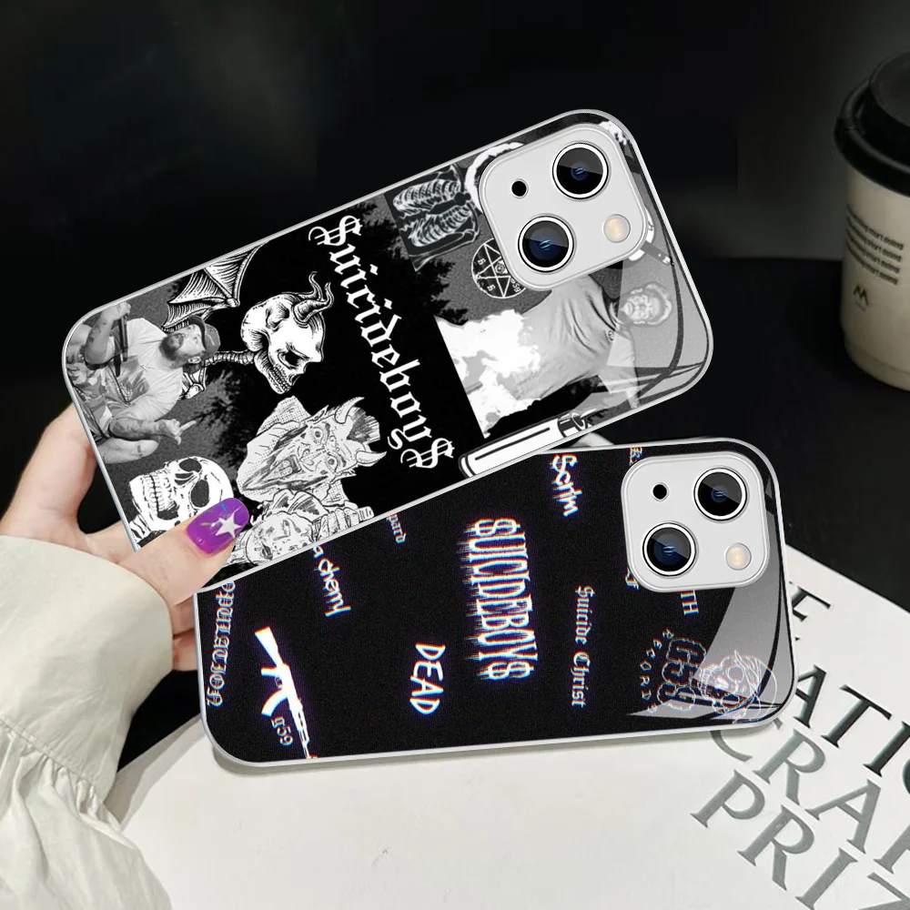 

Hip Hop Group U-uicideboy Phone Case For IPhone 14 13 12 Mini 11 Pro XS Max X XR 14 Plus Tempered Glass Cover