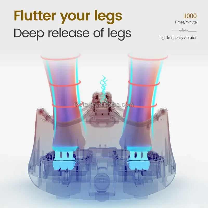 5D Pełny masaż Ogrzewanie elektryczne Kompresja Poduszka powietrzna Wibrujący masażer do stóp Shiatsu