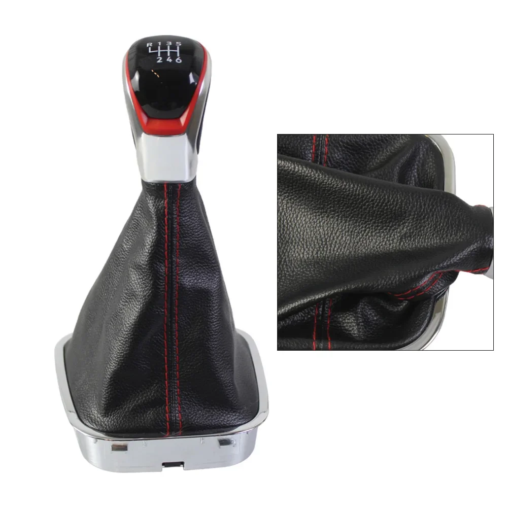 

Для Polo 6C 6R 2011-2019 5/6 скоростная ручка переключения передач с кронштейном в сборе для улучшенного управления и комфорта вождения