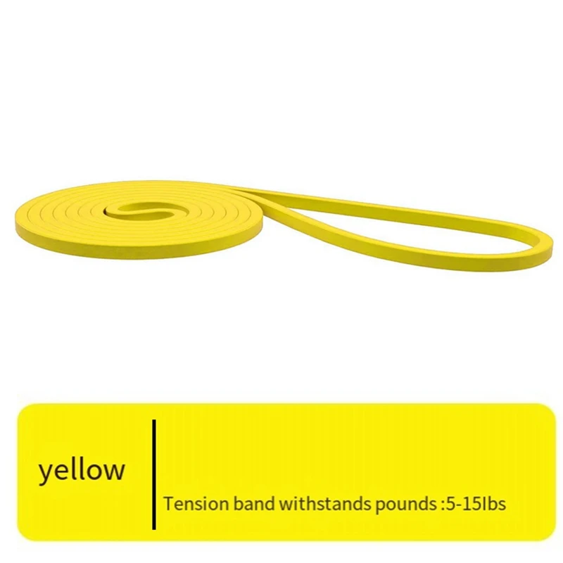 Fitness Elastic Band Pull-Up Resistance Band Strength Training Elastic Rope Yoga Stretch Auxiliary Pull Band