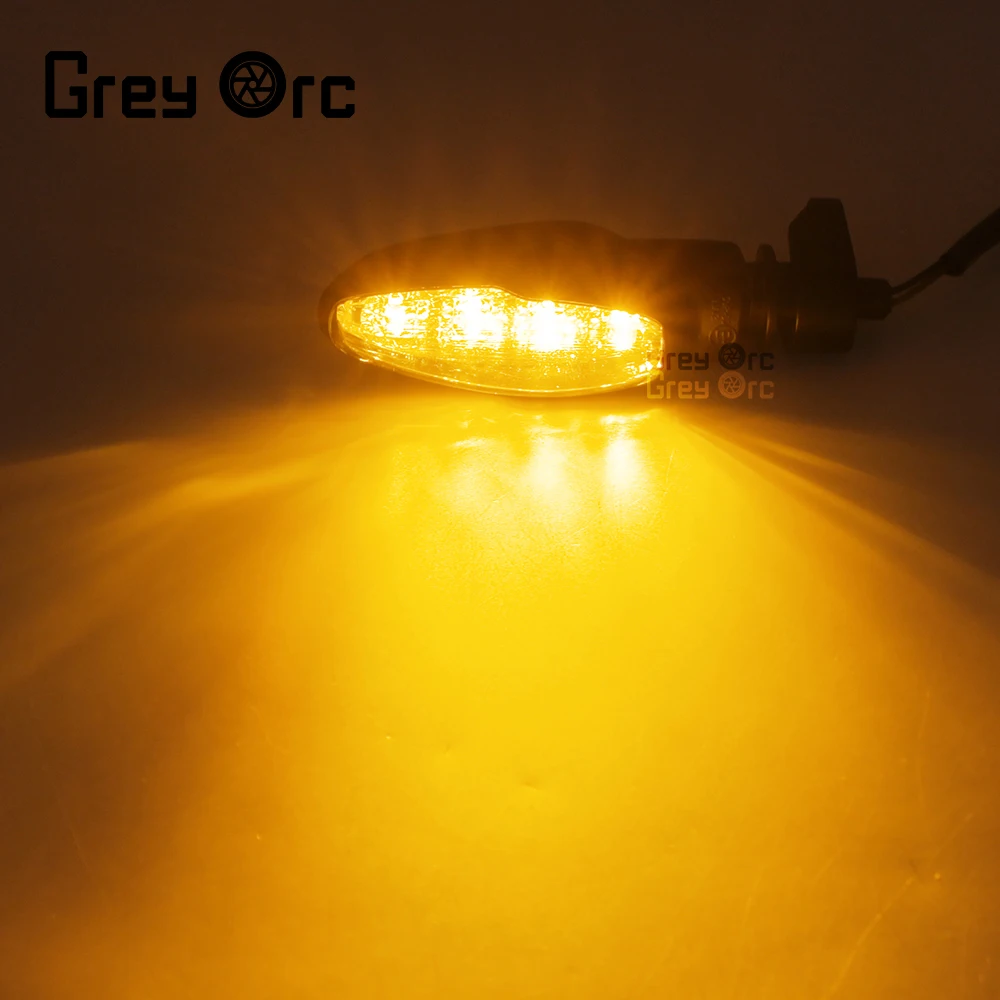 

Motorcycle Turn Signal Light LED Front LED Amber Indicators 12V Fit For Tiger 800/900/1200 Moto Accessories