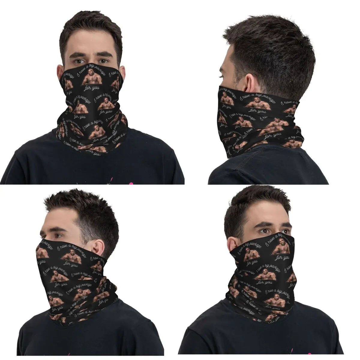 Barry Wood I Have A Big Package For You Bandana Neck Gaiter Printed Face Scarf Cycling Scarf Running For Men Women Washable