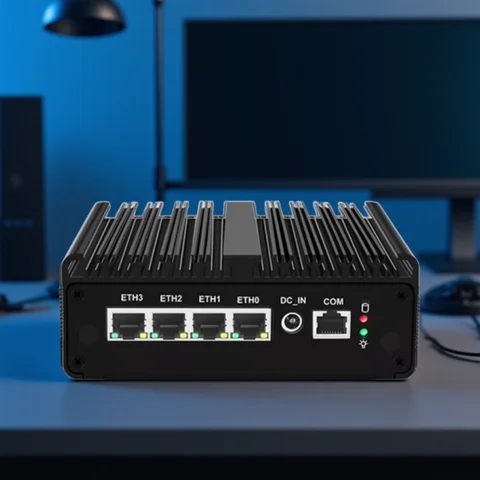 Intel N150 Firewall Upgraded Version Intel Celeron N5105 J6412 7305 Fanless Mini PC 4x2.5G Solid Mini Computer pfSense OPNsense