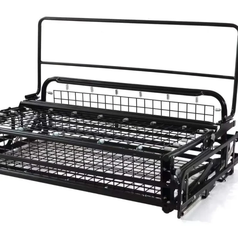 

Multifunctional sofa bed frame Full iron mesh three-fold iron frame Folding dual-purpose office Double hotel sofa bed iron frame