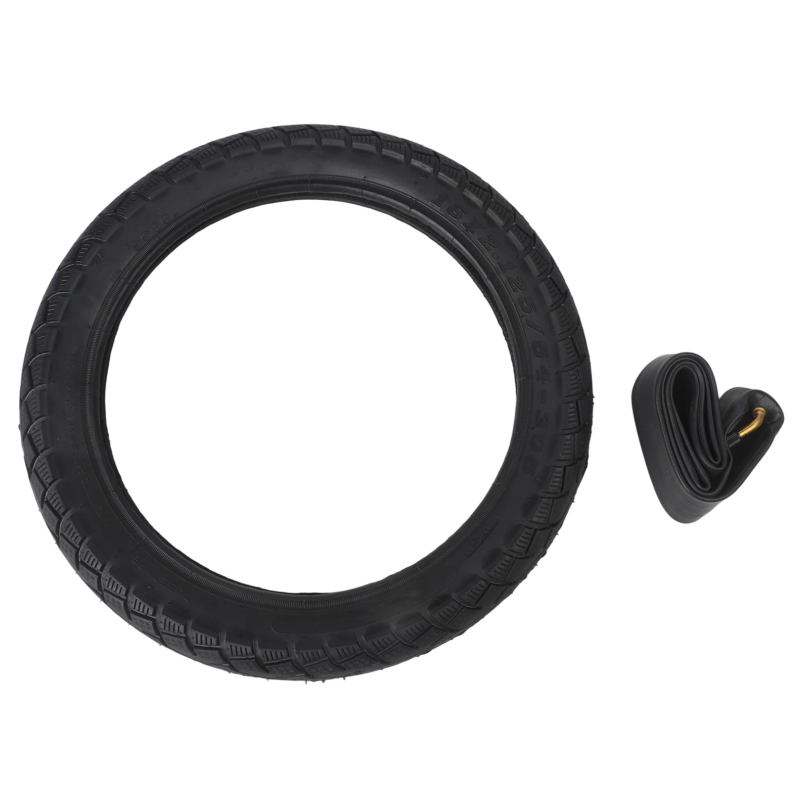 Offres spéciales vélos d'extérieur de 16 pouces 16*2.125 chambre à air/pneu extérieur résistant à la perforation noir pour pièces de vélo électrique