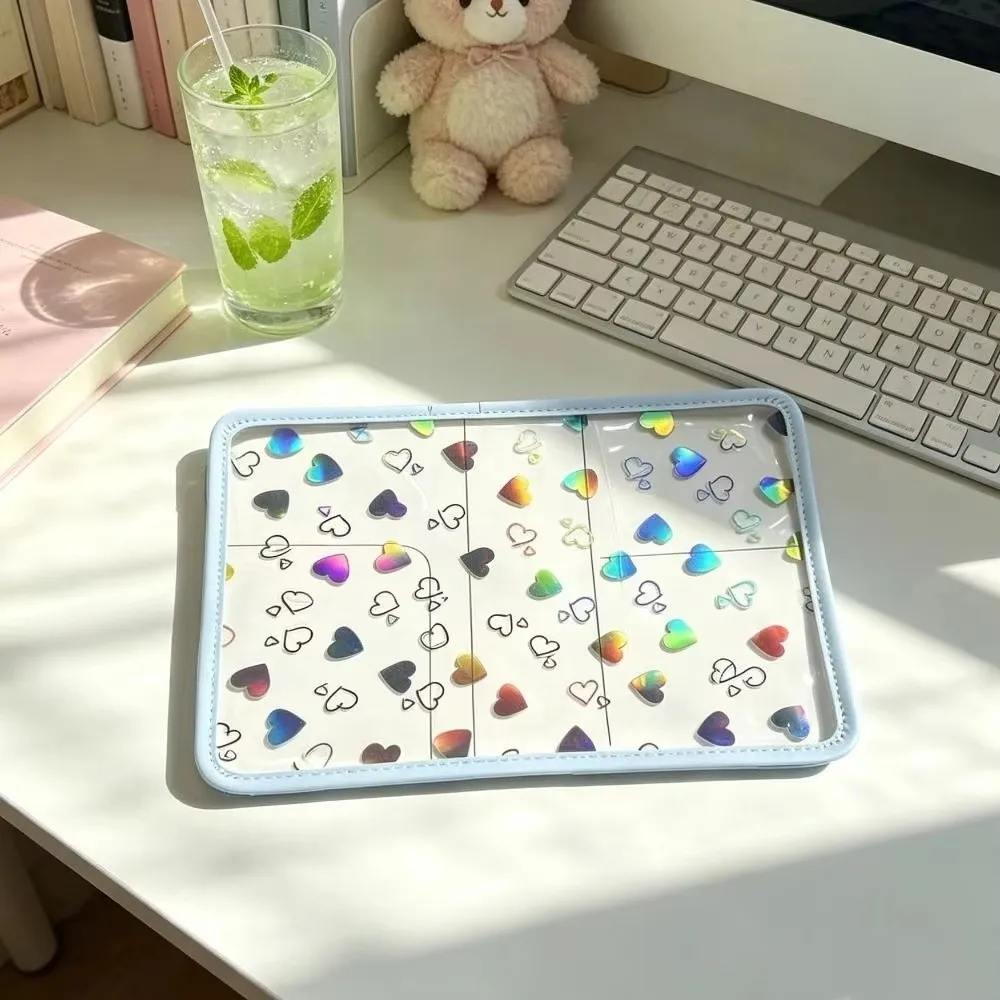 Portable Ultra-thin Card Holder Multifunctional Sparkling Star Design Passport Holder Lightweight Passport Bag Travel