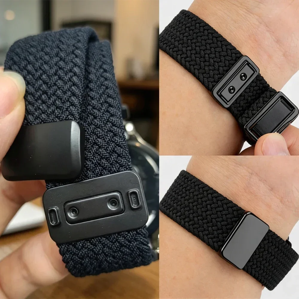 Für Amazfit Bip Max Bip6 5 UNITY Bip3 U S Pro 20mm 22mm Nylon-Fallschirm-Uhrenarmband für Amazfit Balance 2/Cheetah 2 Sportarmband – Detail 12
