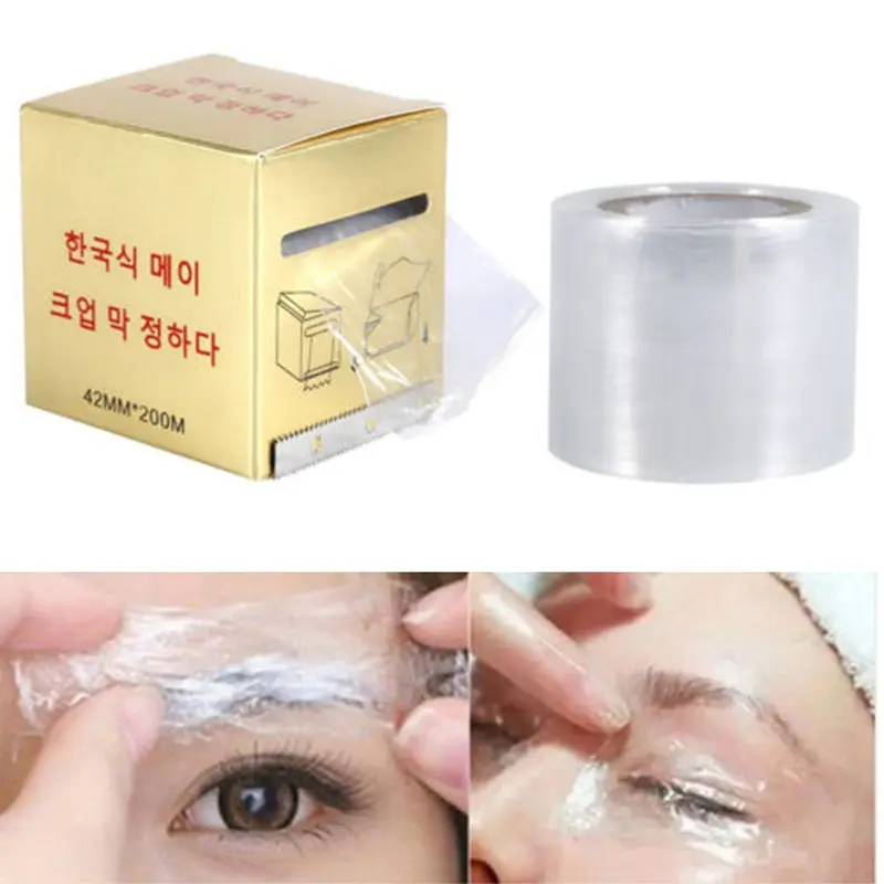Tattoo Clear Plastic Wrap Preservative Microblading Film for Permanent Makeup Eyebrow Tattoo Accessories Beauty Tool for Salon