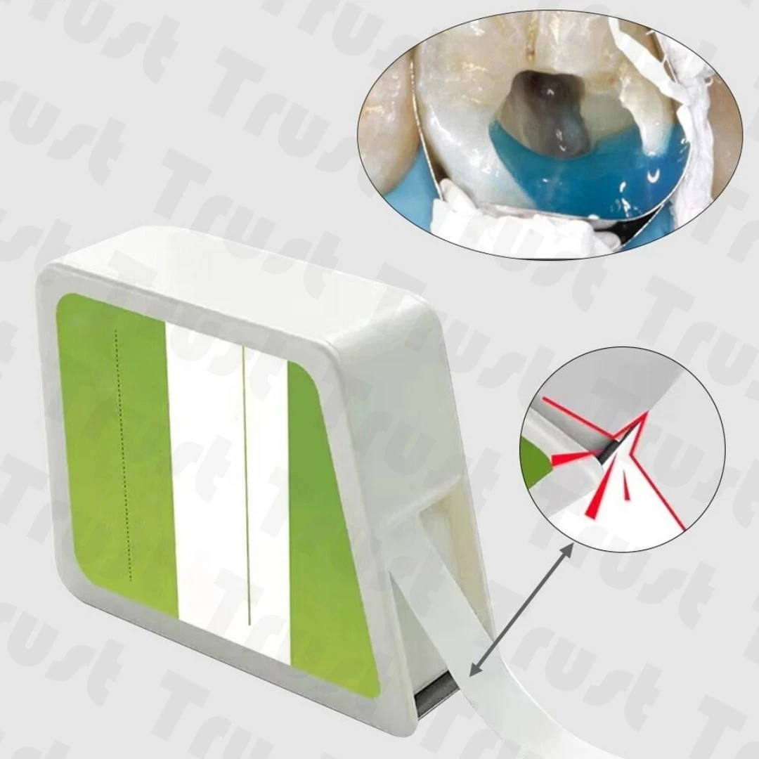 

10 рулонов, 5 м, стоматологическая тефлоновая пленка, восстановление, светоотвержденная смола, белые матричные ленты, толщина 0,1 мм, матричные полоски