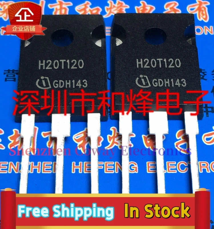 10PCS-30PCS  H20T120 IHW20T120  TO-247    In Stock Fast Shipping