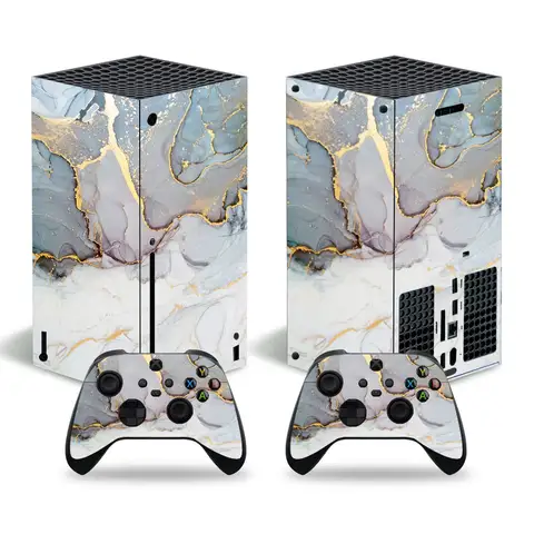 Voor Xbox Series X Console Skin Decoratieve sticker Cover Wrap voor X box Series X Controller