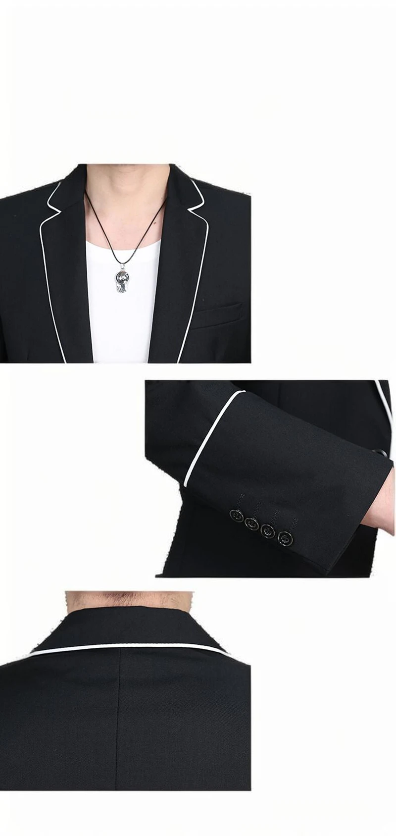NF&ZG 2025 Spring and Autumn New Men's Small Suit Korean Slim Trend Hairdresser Social Suit