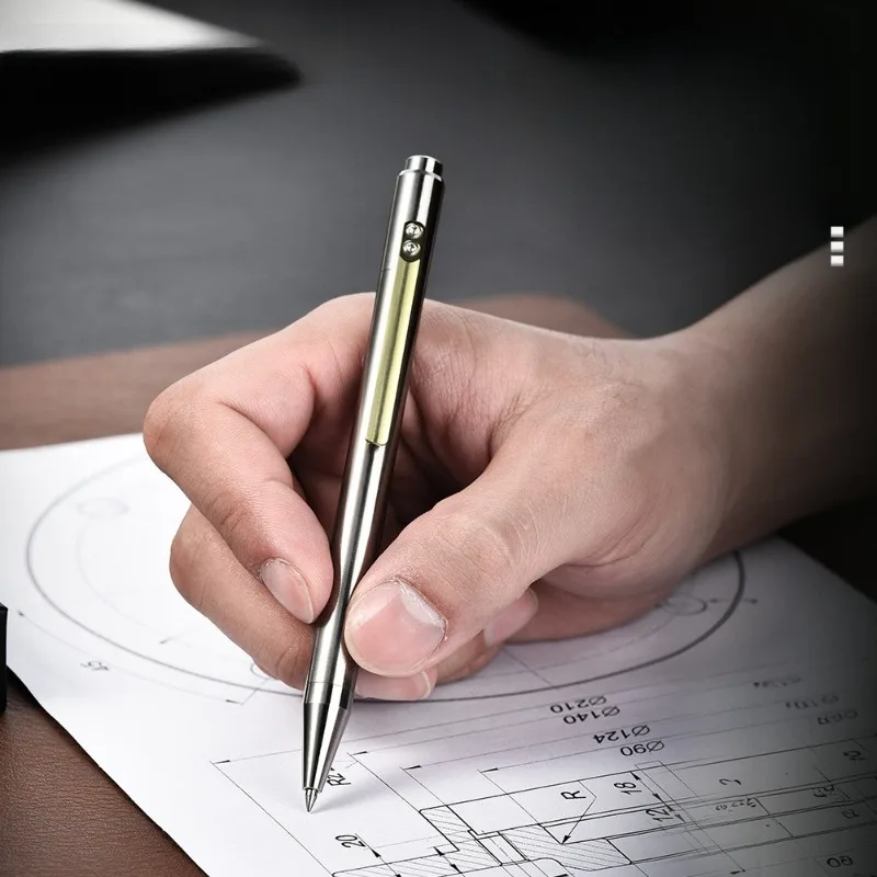 Titanium Alloy Tactical Pen Multi‑Function Signature Pen Portable Outdoor  Survival EDC Daily Carry Tool
