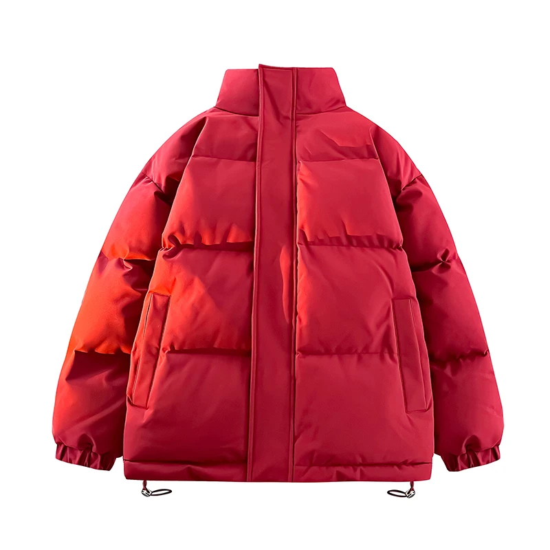 Thick Warm Padded Snow Coat men Oversize bread Jacket Stand collar Male Winter  Men Outdoor winter parka men warm Outwear