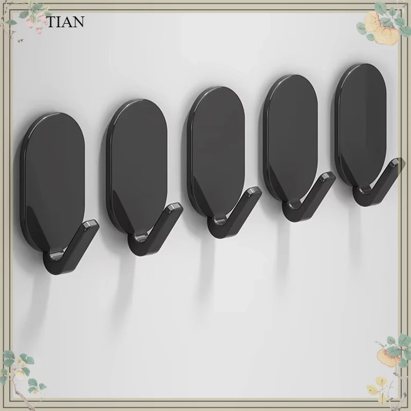 TIAN – Robuste Klebehaken, kein Bohren erforderlich, ideal für Badezimmer und Toiletten, zum mühelosen Aufhängen von Handtüchern an Wänden oder Türen.