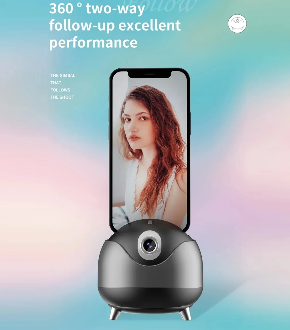 

Q8 Smart Shooting Gimbal Selfie Stick 360°Rotatable Auto Object Tracking Smartphone Tablet Stand Holder For Mobile Vlog Video