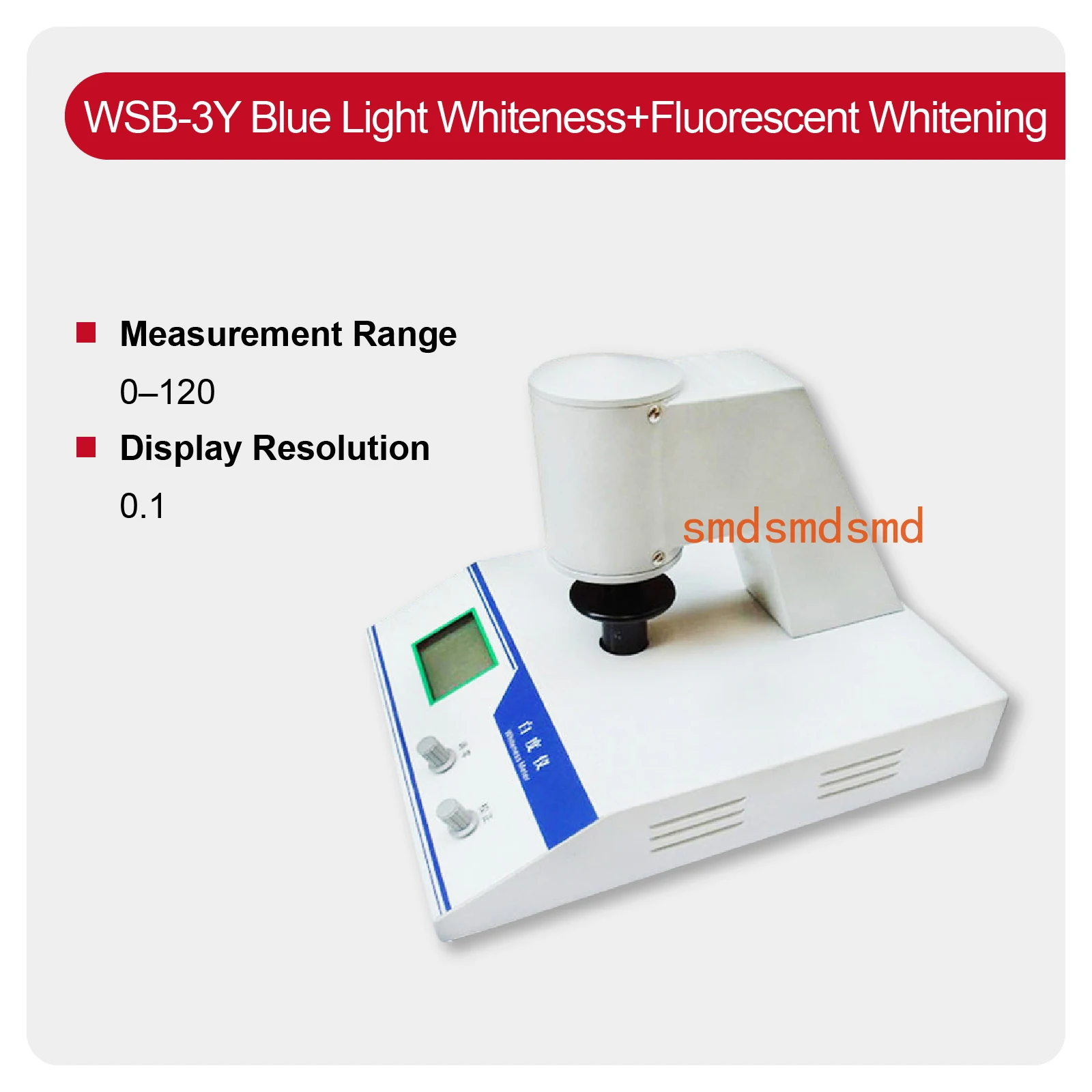 WSB-2 Desktop and Portable Whiteness Tester Digital Fluorescence Meter for Calcium Carbonate Powder Lab Use