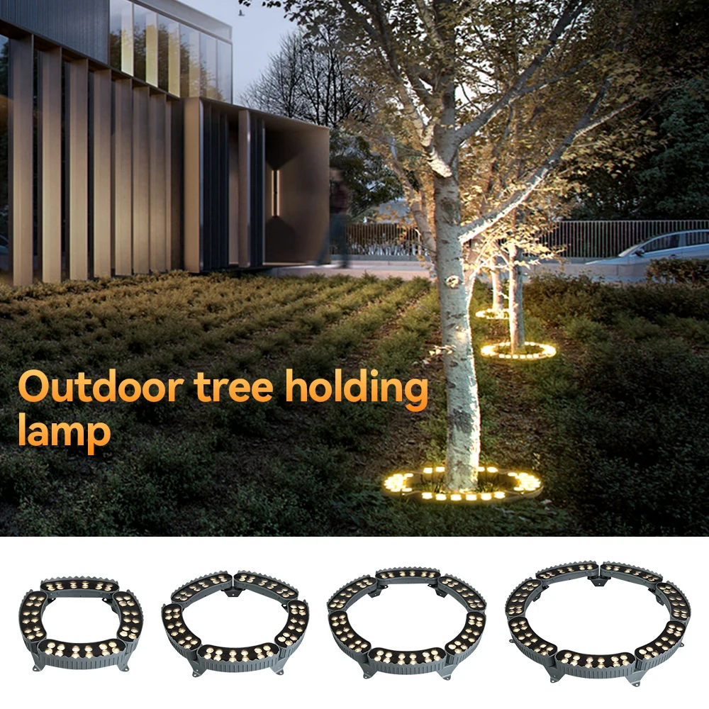 LED Outdoor Tree Spot Light LED Wall Washer Aluminum RGB IP65 Can be used outdoors under large trees and cylindrical cones